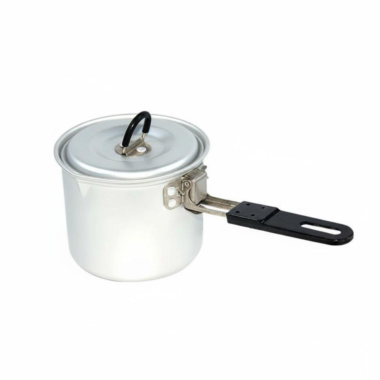 Camping Cooking Pots And Pans - กระทะทำอาหารกลางแจ้ง รุ่นพรีเมียม 3003 อลูมิเนียมอัลลอยด์ หม้อพับได้ อุปกรณ์ครัวสำหรับการตั้งแคมป์และทำอาหารกลางแจ้ง