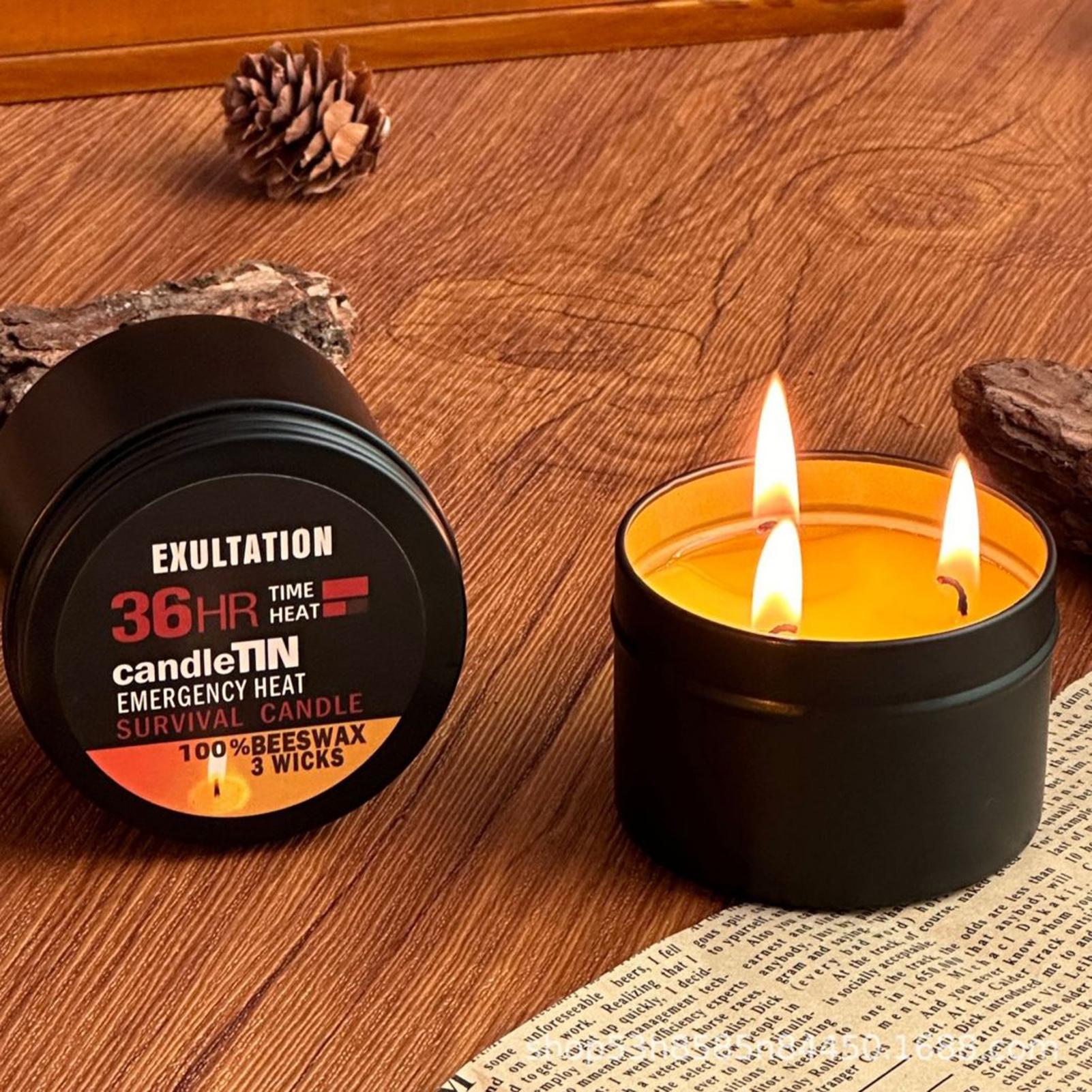 Camping Cooking Fire - ยาวเทียน Burning Camping เทียน Jar 36