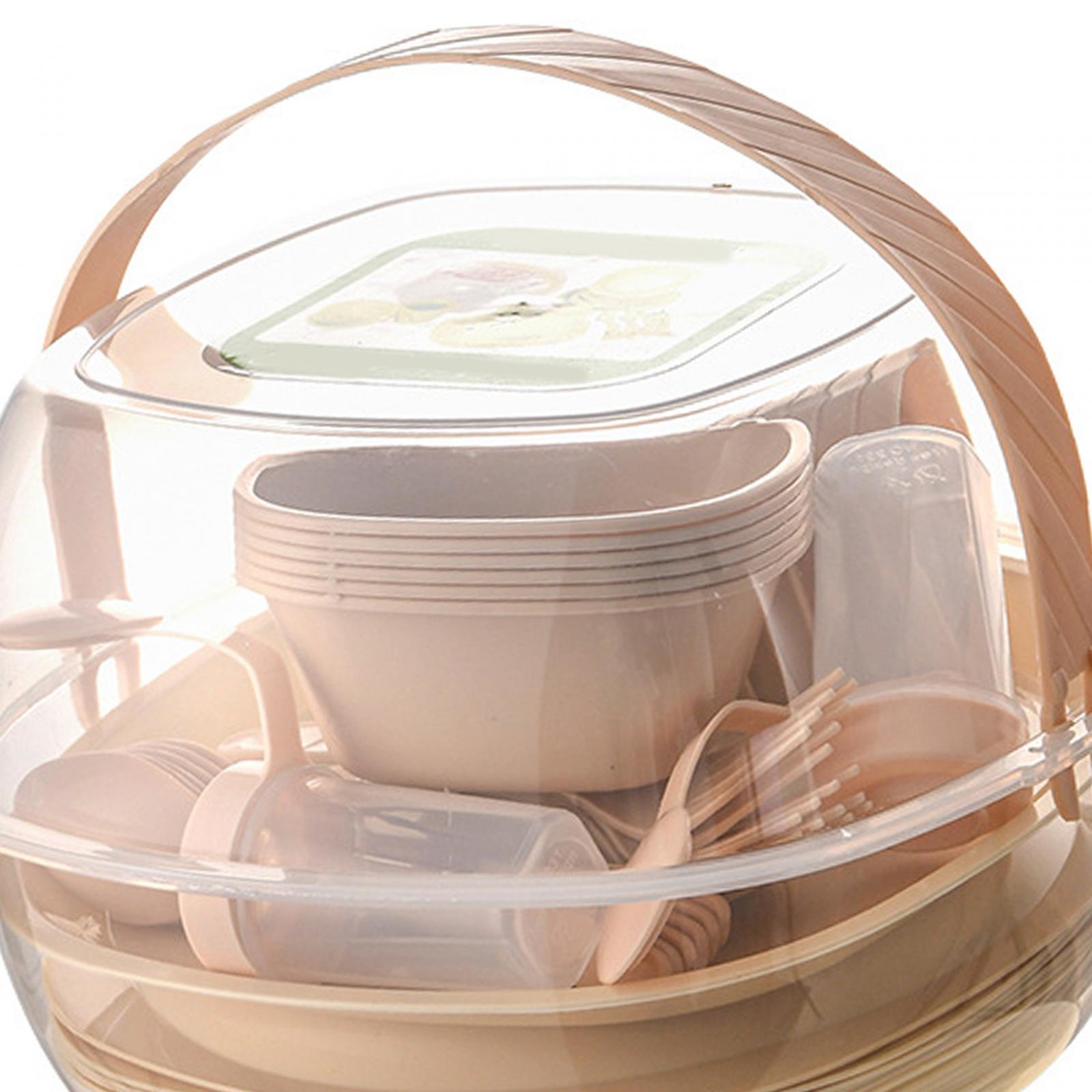 Camping Outdoor Cooking Set - ชุดอาหารเย็น 48 ชิ้น ชุดช้อนส้อมสำหรับเดินทาง แคมป์ปิ้ง สำหรับบ้าน