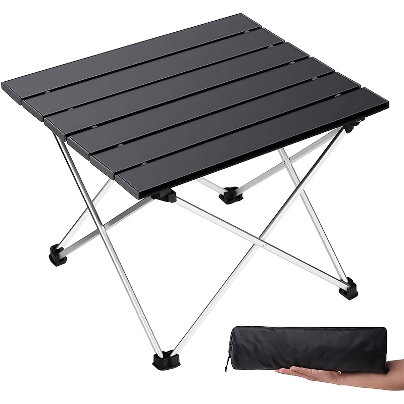 Camping Cooking Table Foldable - โต๊ะพับได้แบบพกพา น้ำหนักเบา เหมาะสำหรับชายหาด ปิกนิก บาร์บีคิว ทำอาหารกลางแจ้ง