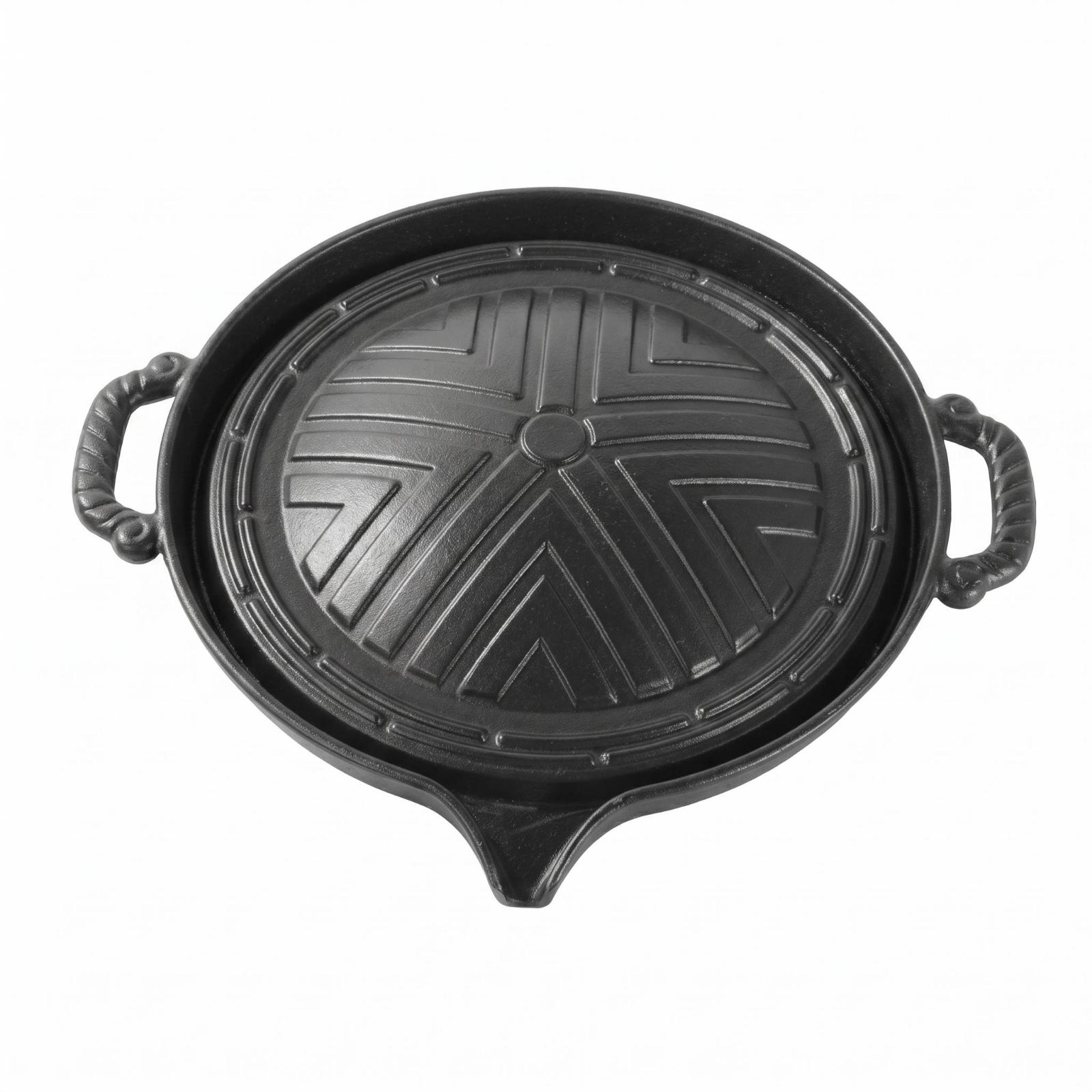กระทะย่างรูปวงรีเหล็กหล่อสำหรั - Skillet Cast Iron Camp บทวิจารณ์และราคา