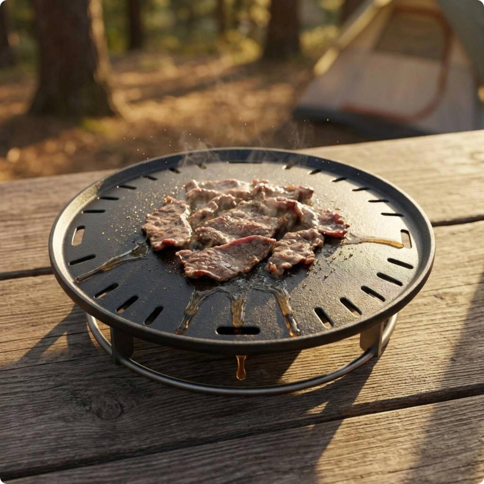 กระทะย่างรูปวงรีเหล็กหล่อสำหรั - Skillet Cast Iron Camp บทวิจารณ์และราคา