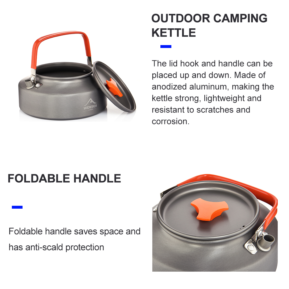 Widesea 1.1L 2L1.5L Camping กา - Camping Cooking Unit บทวิจารณ์และราคา