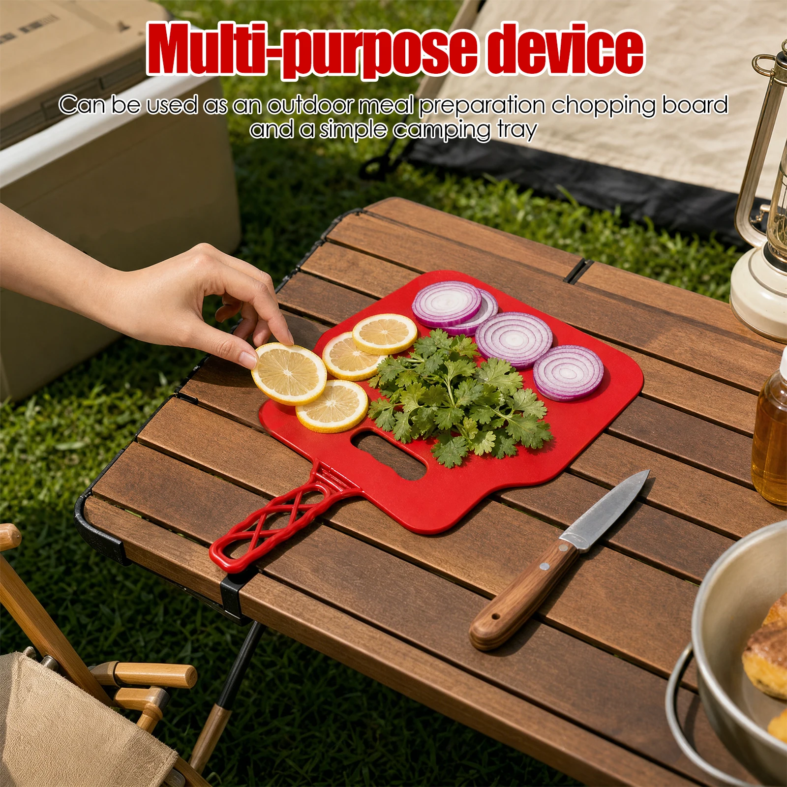 พัดลมมือหมุนพลาสติกแบบพกพา เคร - Camping Cooking Fire บทวิจารณ์และราคา