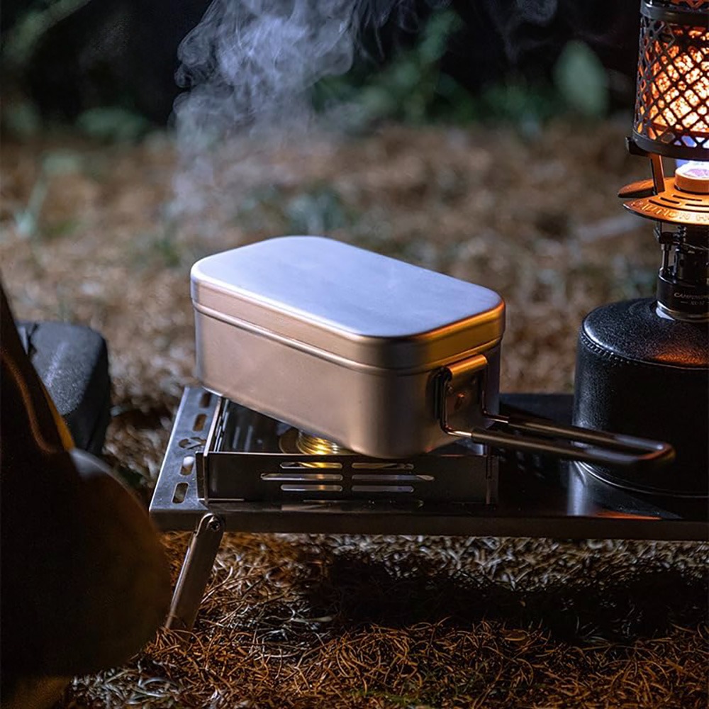 ชุดอุปกรณ์บนโต๊ะอาหารน้ำหนักเบ - Camping Outdoor Cooking Set บทวิจารณ์และราคา