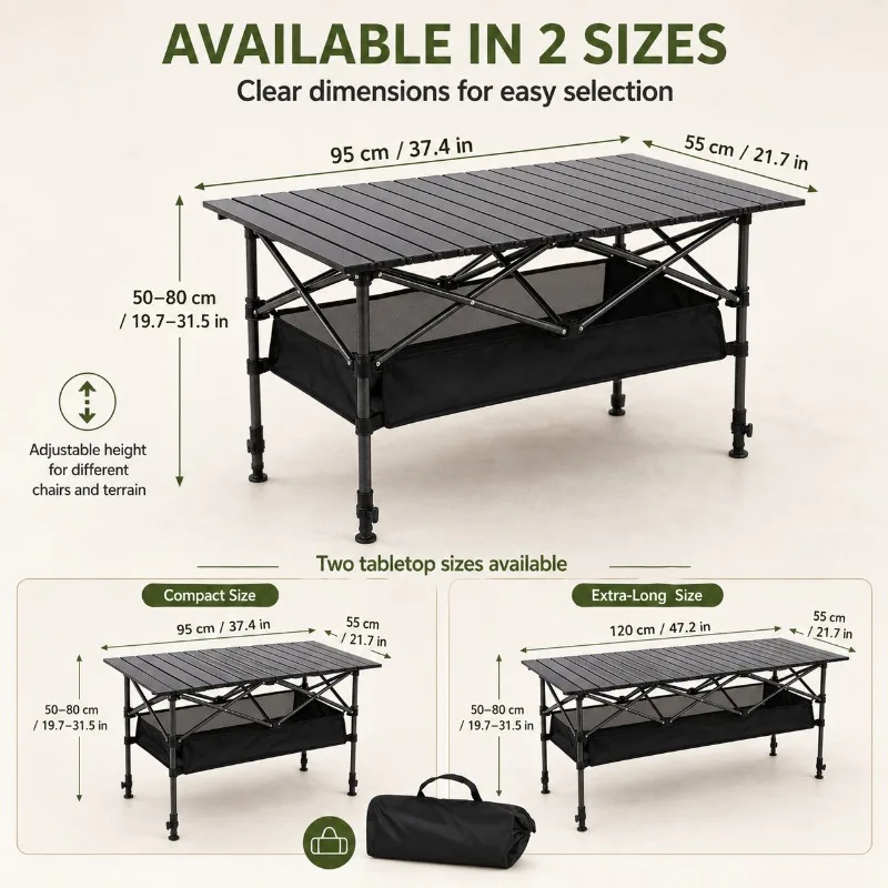 AOLIVIYA โต๊ะพับกลางแจ้งแบบปรั - Camping Cooking Table บทวิจารณ์และราคา