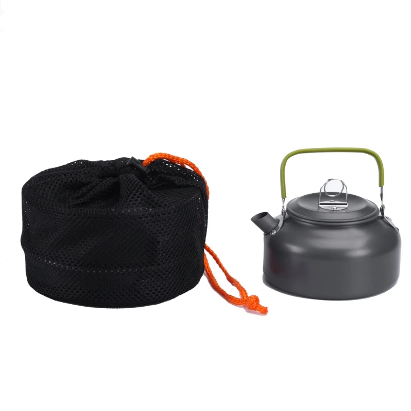 กลางแจ้งหม้อกระทะกาต้มน้ําชุดเ - Camping Cooking Pots And Pans บทวิจารณ์และราคา