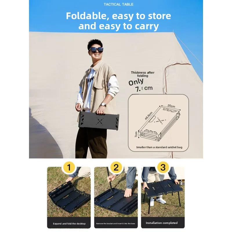 โต๊ะพับอลูมิเนียมอัลลอยด์, โต๊ - Camping Cooking Table Foldable บทวิจารณ์และราคา