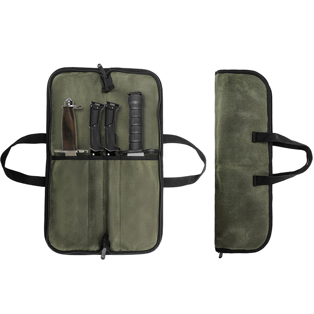 กระเป๋าใส่มีดผ้าแคนวาสเคลือบแว - Camping Cooking Multi Tool บทวิจารณ์และราคา