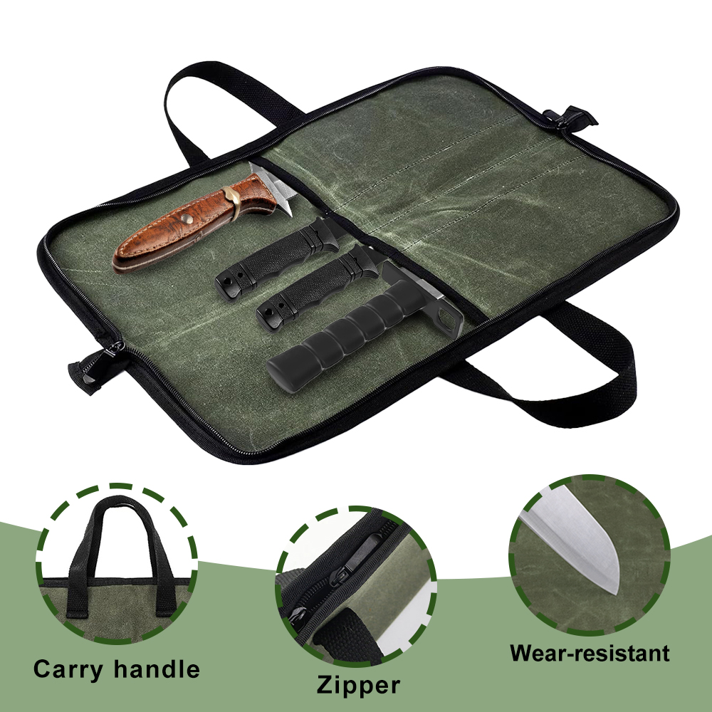 กระเป๋าใส่มีดผ้าแคนวาสเคลือบแว - Camping Cooking Multi Tool บทวิจารณ์และราคา