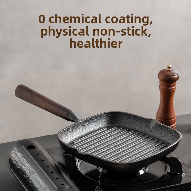 กระทะเหล็กหล่อสไตล์นอร์ดิกแบบไ - Skillet Cast Iron Camp บทวิจารณ์และราคา