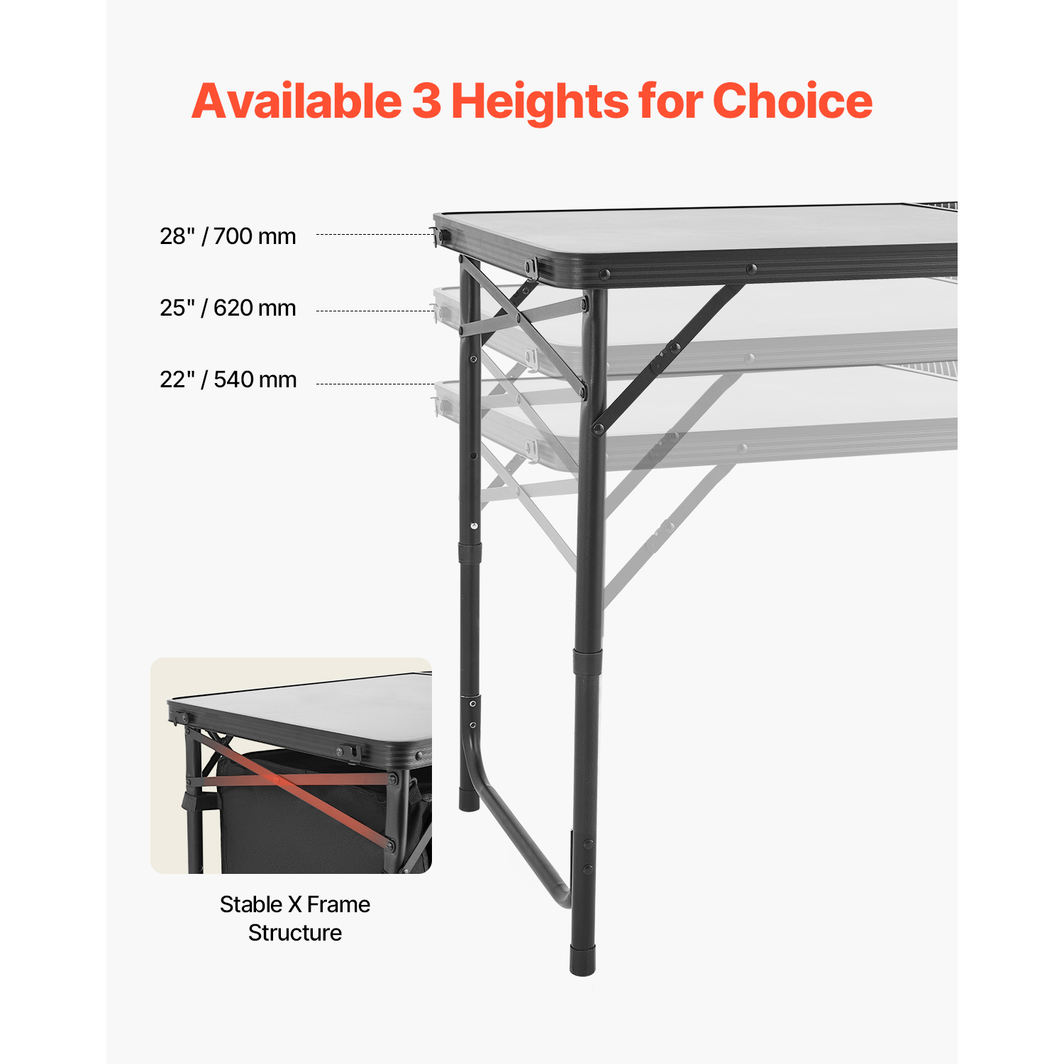 โต๊ะครัวแคมป์ปิ้ง SucceBuy โต๊ - Camping Cooking Table Foldable บทวิจารณ์และราคา
