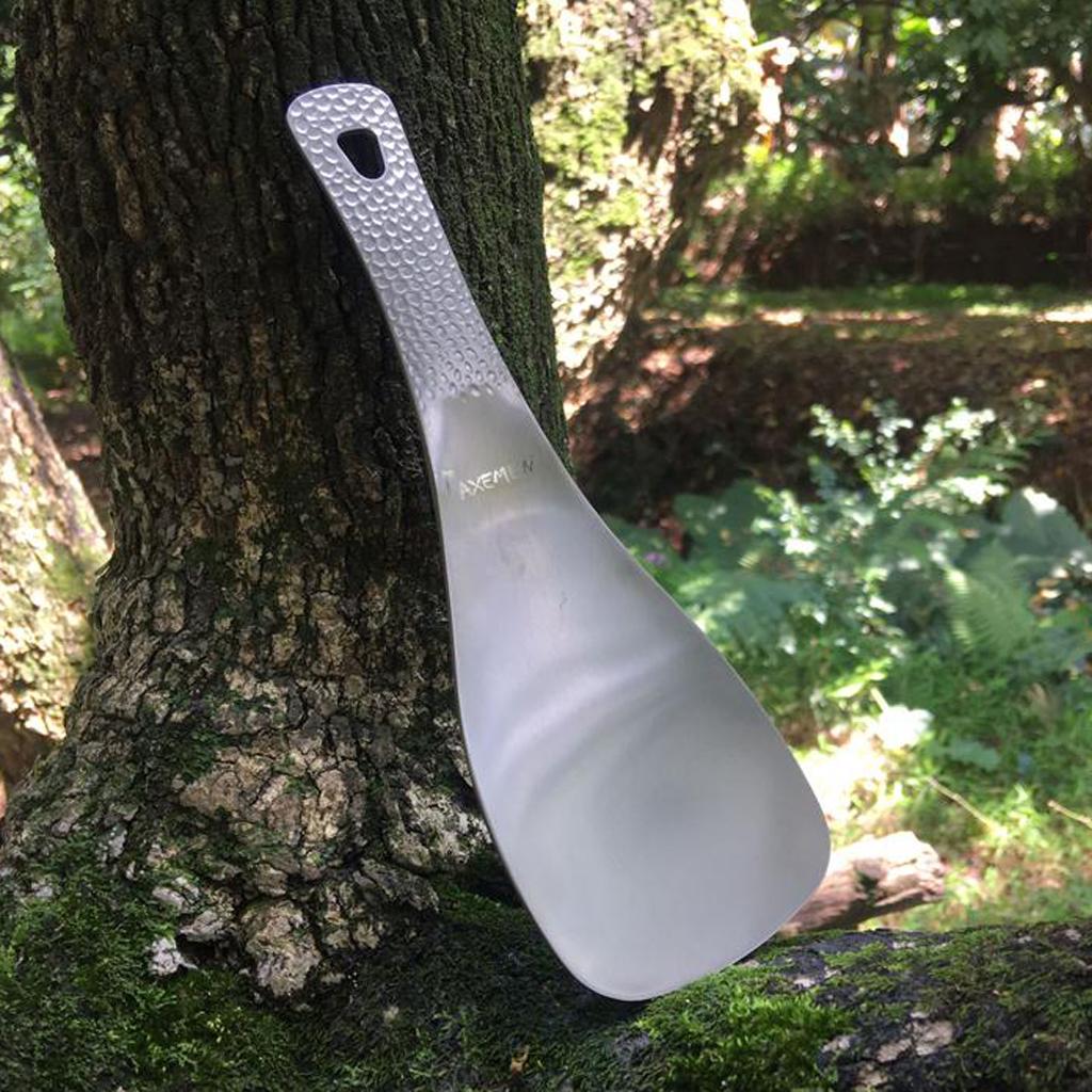 ช้อนตักข้าวไทเทเนียมแบบพกพา อุ - Camping Cooking Rice บทวิจารณ์และราคา