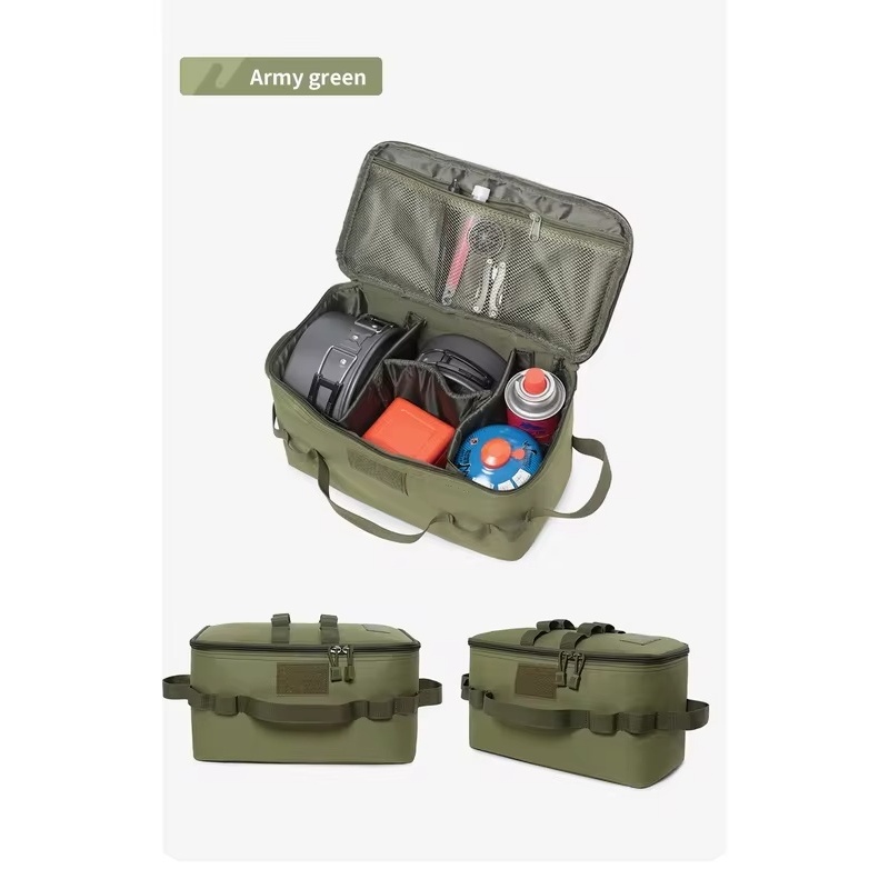 กระเป๋าเก็บของสำหรับแคมป์ปิ้งท - Camping Outdoor Cooking Set บทวิจารณ์และราคา