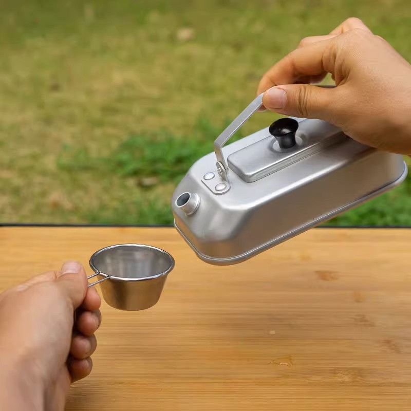 กาน้ำชาแบบพกพาสำหรับปิกนิกการต - Camping Cooking Unit บทวิจารณ์และราคา