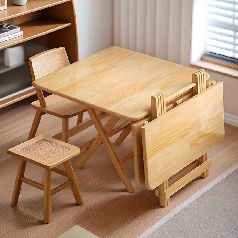 โต๊ะสี่เหลี่ยมพับไม้เป็นมิตรกั - Camping Cooking Table บทวิจารณ์และราคา