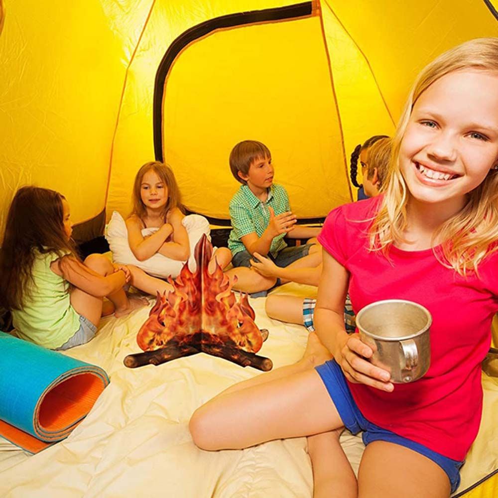 ไฟแคมป์ปิ้งจำลอง ไฟแคนดี้บอร์ด - Camping Cooking Fire บทวิจารณ์และราคา