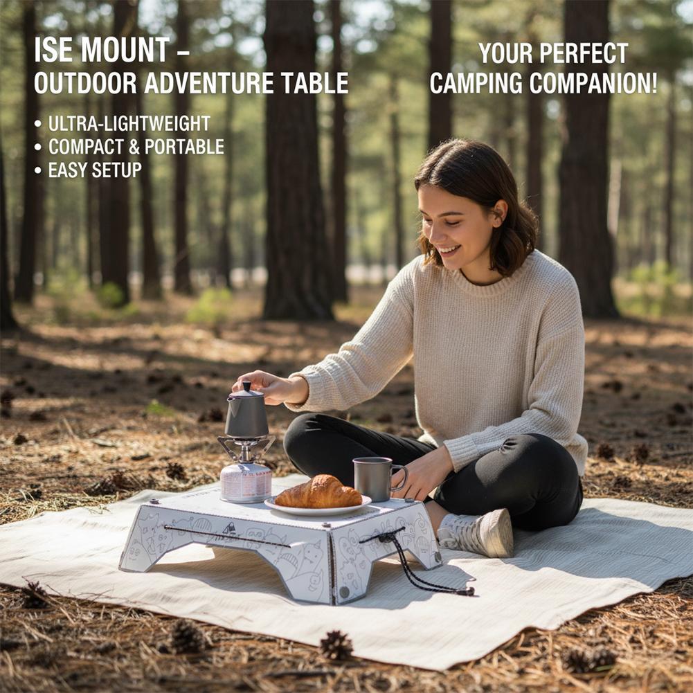โต๊ะพับได้อเนกประสงค์แบบพกพา P - Camping Cooking Table บทวิจารณ์และราคา
