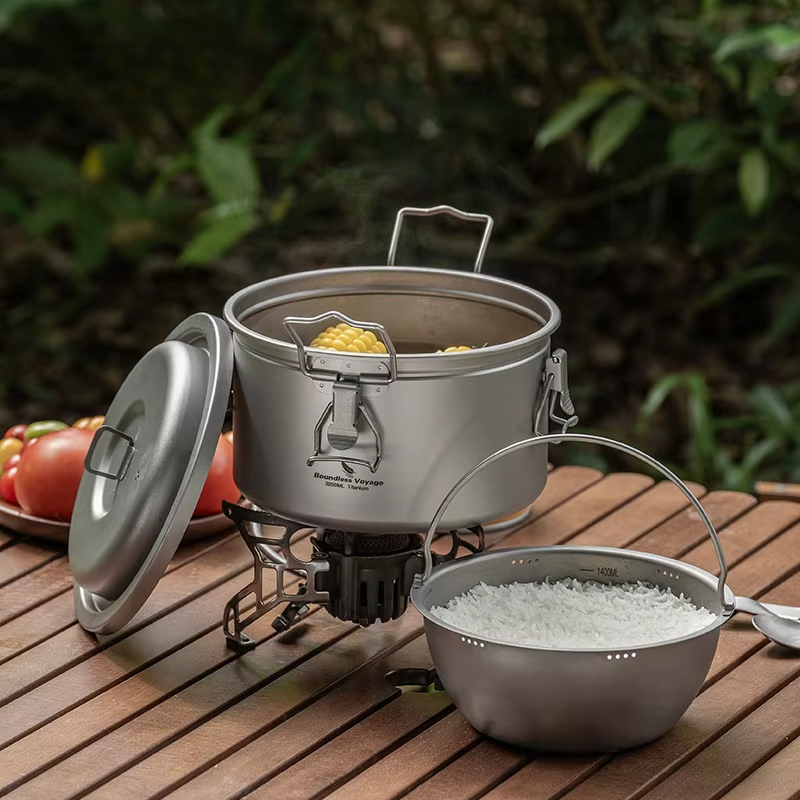 หม้อหุงข้าวสำหรับตั้งแคมป์กลาง - Camping Cooking Rice บทวิจารณ์และราคา