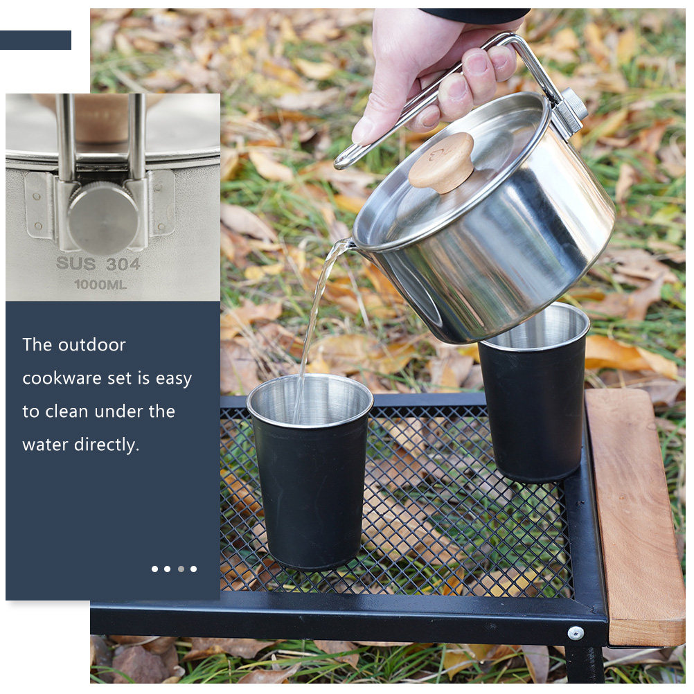 ชุดเครื่องครัวพกพาสำหรับตั้งแค - Camping Cooking Noodles บทวิจารณ์และราคา