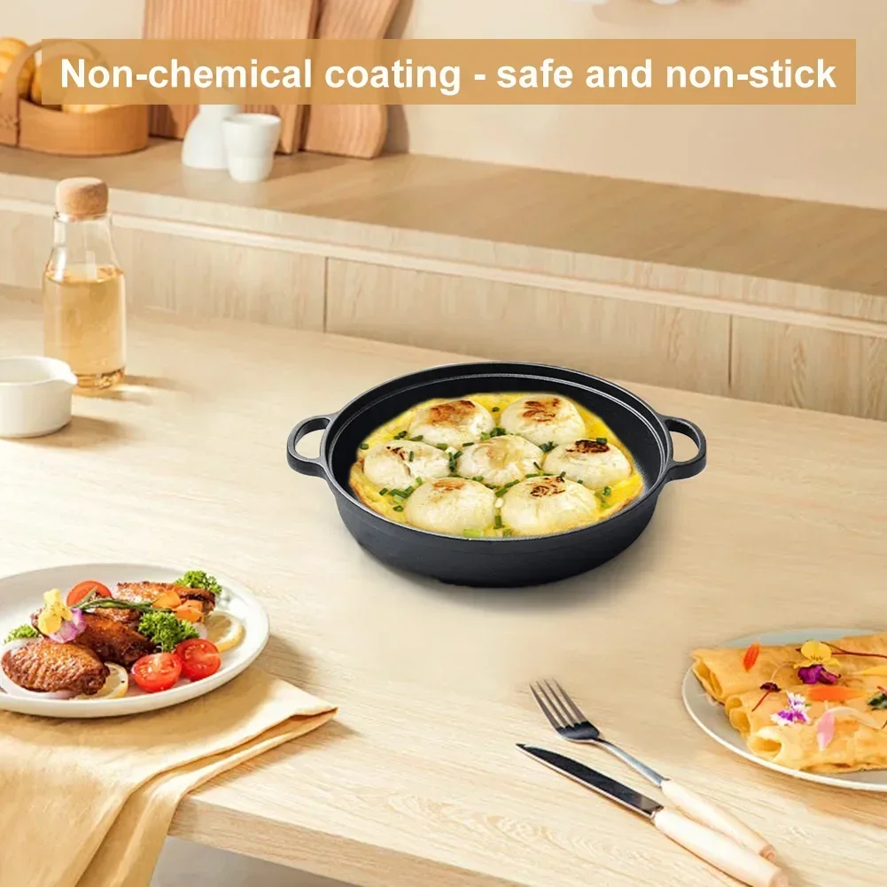 กระทะเหล็กหล่อขนาด 8.7/9.8/11/ - Skillet Cast Iron Camp บทวิจารณ์และราคา