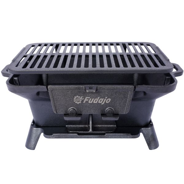 เตาปิ้งย่างแบบพกพาเคลือบเหล็กห - Skillet Cast Iron Camp บทวิจารณ์และราคา