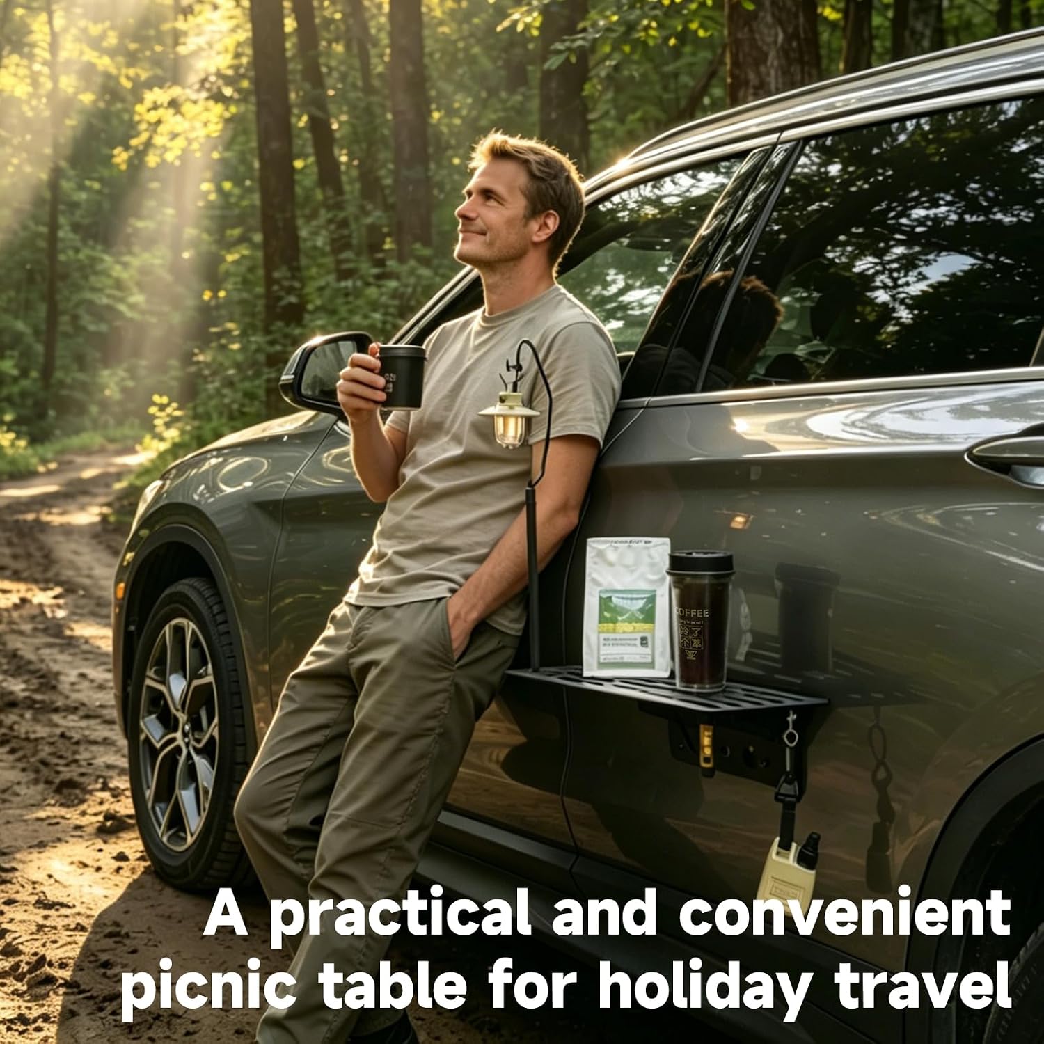 โต๊ะพับแม่เหล็กติดข้างรถยนต์ ถ - Camping Cooking Table Foldable บทวิจารณ์และราคา