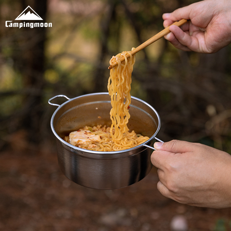 CAMPINGMOON S371 หม้อสโนว์พอท  - Camping Cooking Set Non Stick บทวิจารณ์และราคา