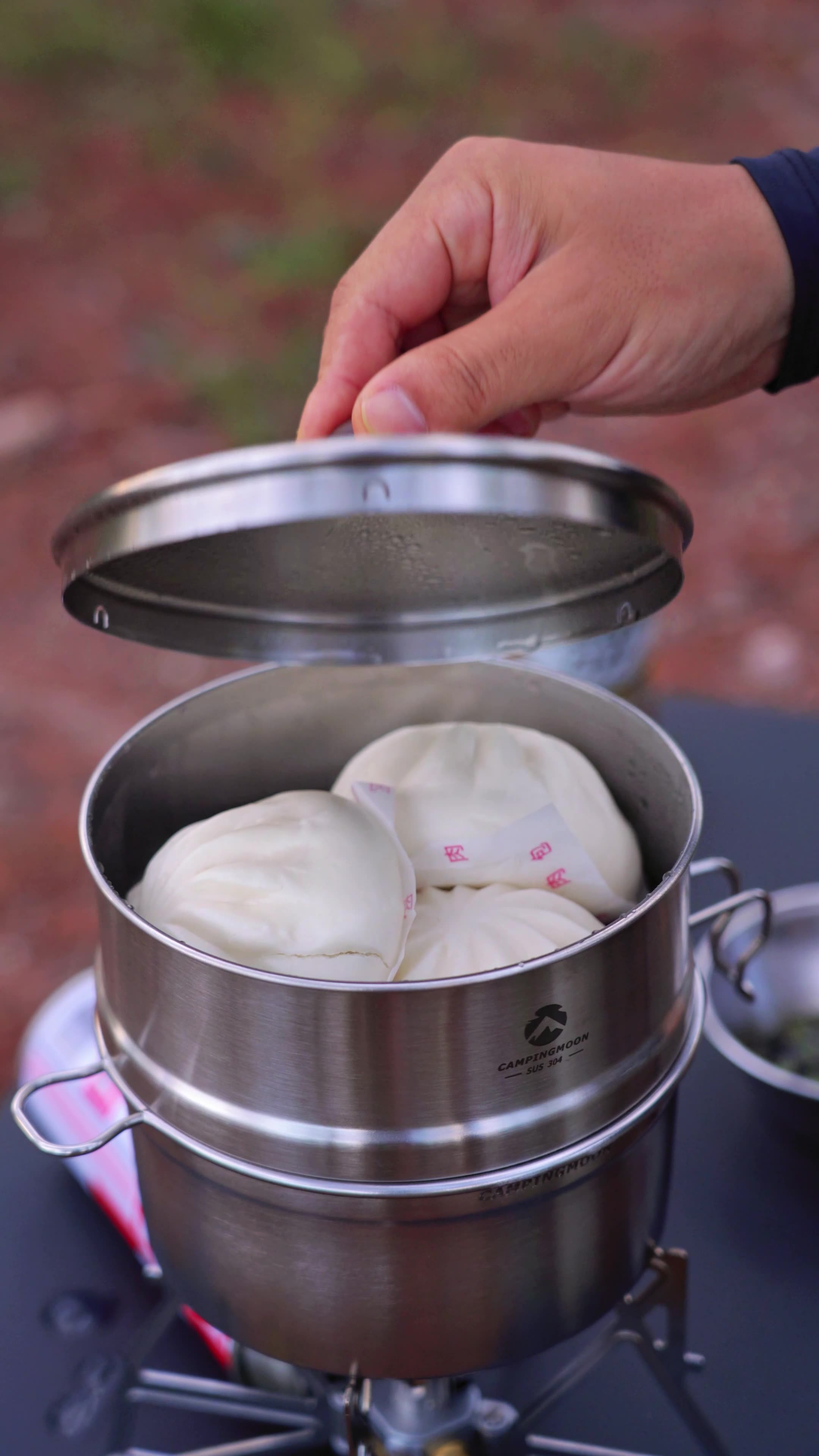 CAMPINGMOON S371 หม้อสโนว์พอท  - Camping Cooking Set Non Stick บทวิจารณ์และราคา