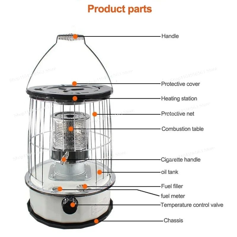 เตาไฟพกพาสำหรับตกปลาในน้ำแข็ง  - Camping Cooking Rice บทวิจารณ์และราคา