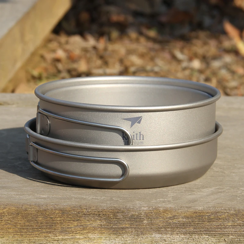 Keith 3PCS ไทเทเนียมเครื่องครั - Camping Cooking Unit บทวิจารณ์และราคา
