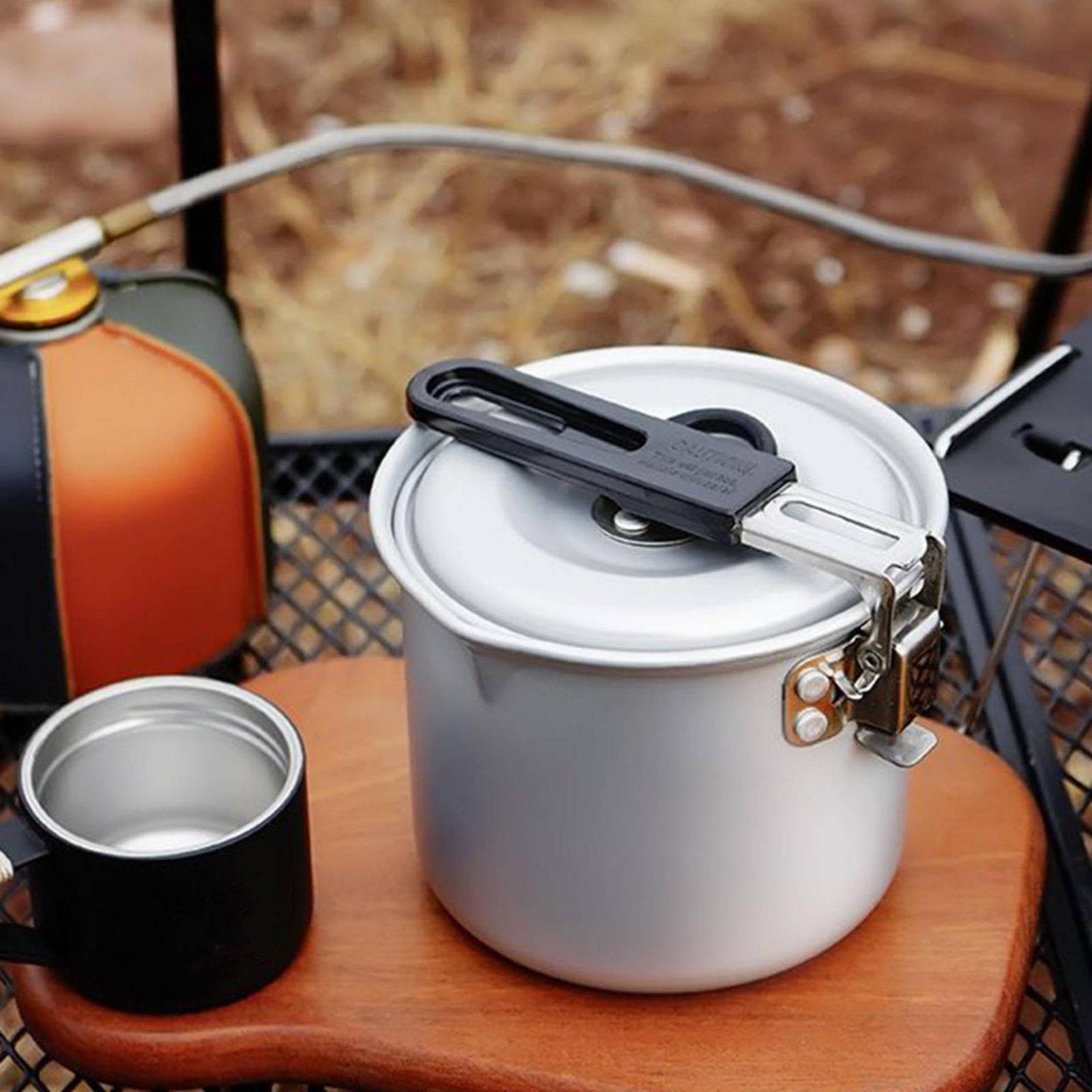 กระทะทำอาหารกลางแจ้ง รุ่นพรีเม - Camping Cooking Pots And Pans บทวิจารณ์และราคา