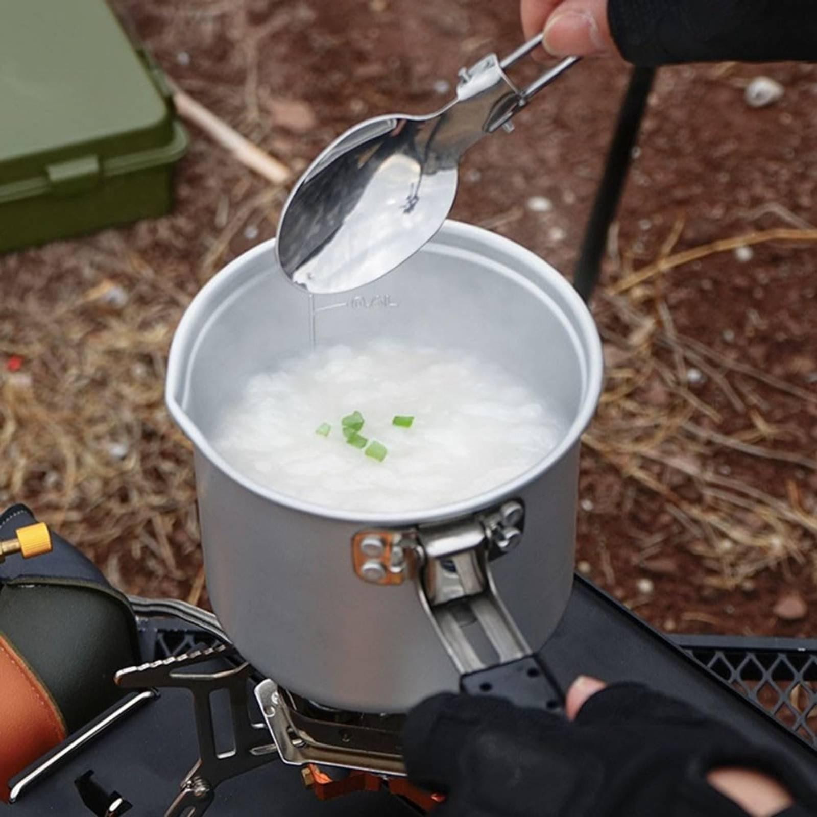 กระทะทำอาหารกลางแจ้ง รุ่นพรีเม - Camping Cooking Pots And Pans บทวิจารณ์และราคา