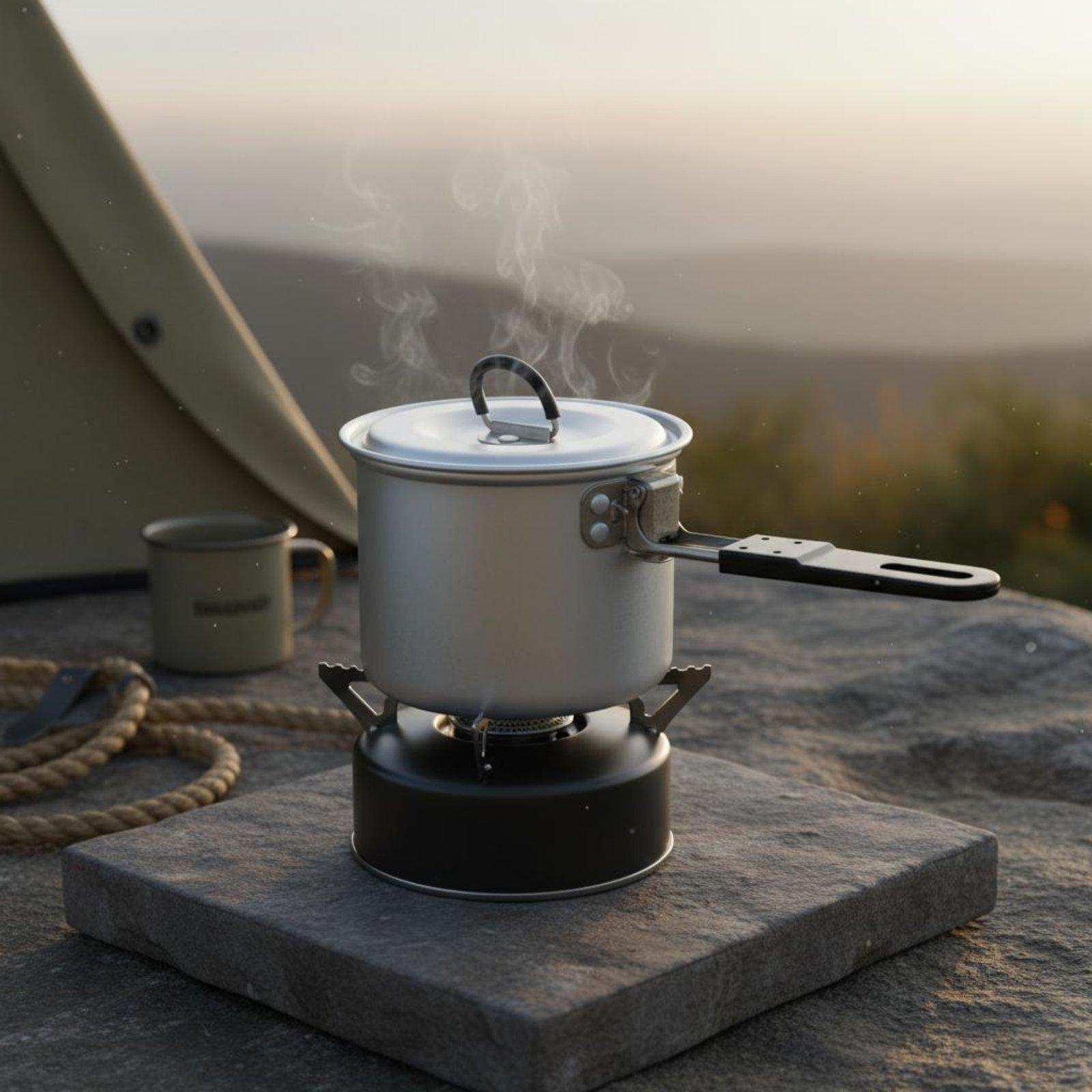 กระทะทำอาหารกลางแจ้ง รุ่นพรีเม - Camping Cooking Pots And Pans บทวิจารณ์และราคา