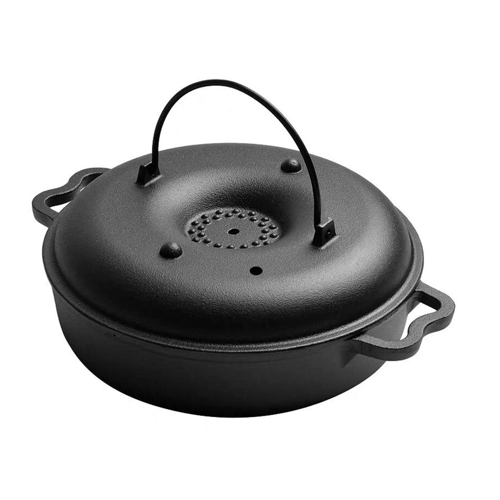 กระทะย่างไก่งวง กระทะอบในเตาอบ - Skillet Cast Iron Camp บทวิจารณ์และราคา