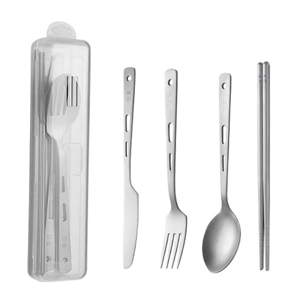 ช้อนด้ามยาวไทเทเนียม สำหรับตั้ - Camping Outdoor Cooking Set บทวิจารณ์และราคา