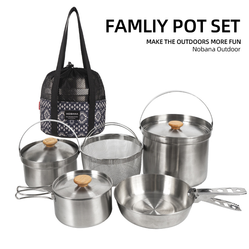 NOBANA ใหม่ล่าสุดกลางแจ้งชุดหม - Camping Cooking Unit บทวิจารณ์และราคา