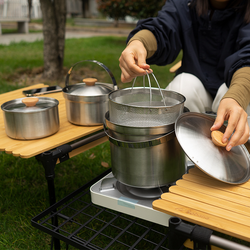 NOBANA ใหม่ล่าสุดกลางแจ้งชุดหม - Camping Cooking Unit บทวิจารณ์และราคา