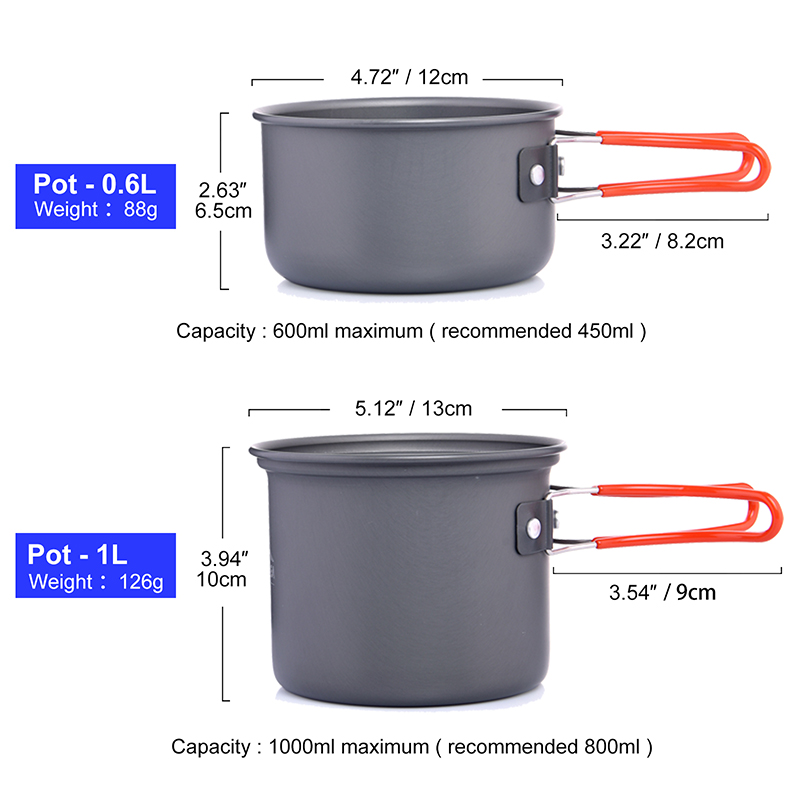 Set Alat masak ตั้งแคมป์แบบกว้ - Camping Outdoor Cooking Set บทวิจารณ์และราคา