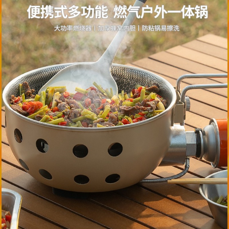 เตาแก๊สพกพาสำหรับทำอาหารกลางแจ - Camping Cooking Rice บทวิจารณ์และราคา