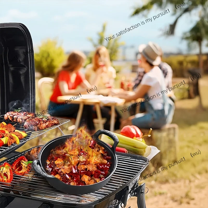 กระทะเหล็กหล่อขนาดเล็ก ด้ามจับ - Skillet Cast Iron Camp บทวิจารณ์และราคา