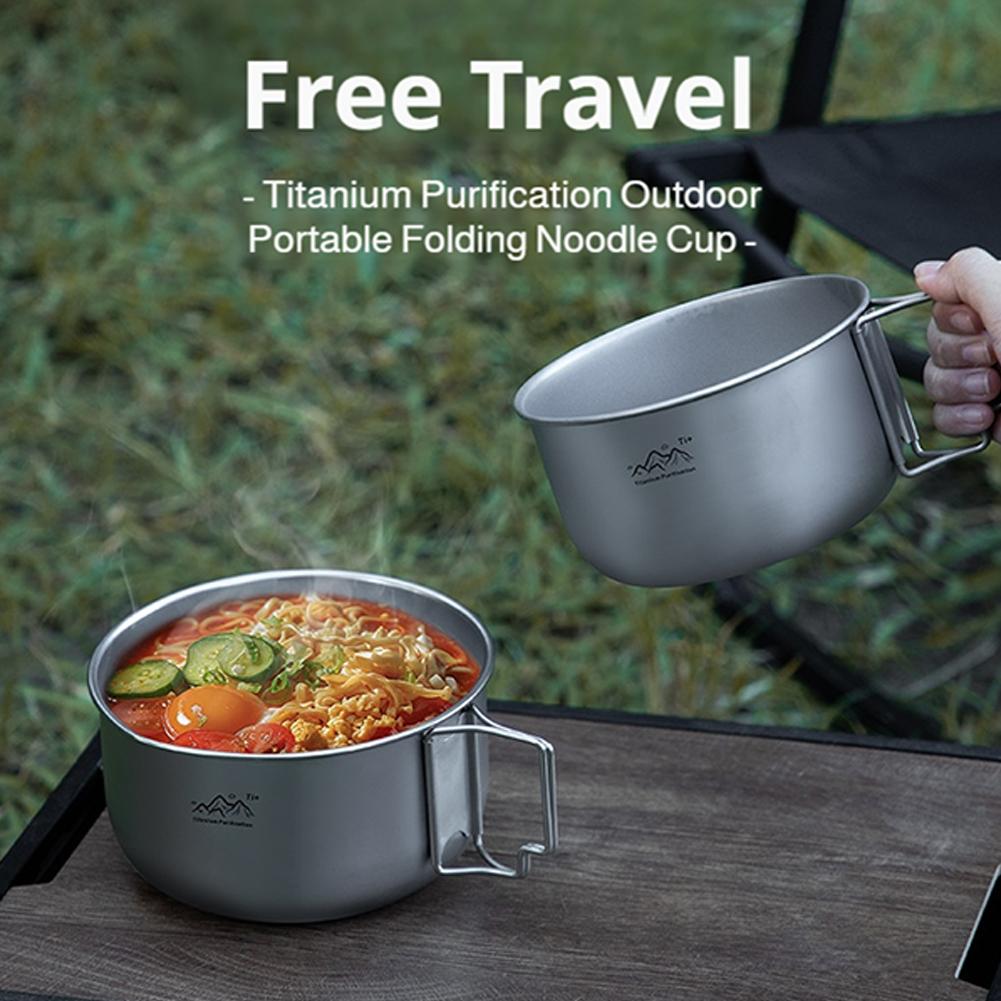 ชุดเครื่องครัวไทเทเนียมน้ำหนัก - Camping Outdoor Cooking Set บทวิจารณ์และราคา