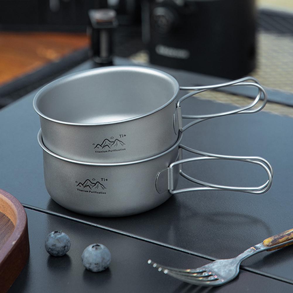 ชุดเครื่องครัวไทเทเนียมน้ำหนัก - Camping Outdoor Cooking Set บทวิจารณ์และราคา