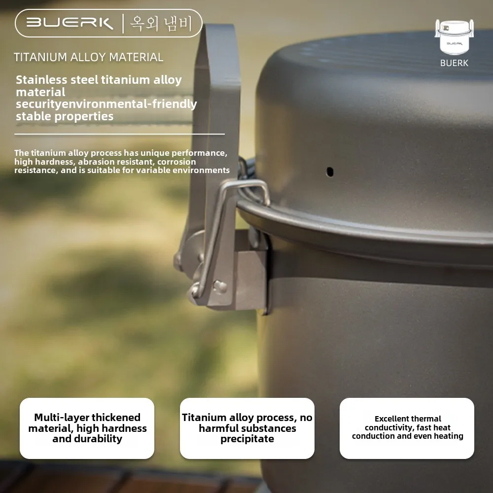 Outdoor Camping หม้อนึ่งและทอด - Camping Cooking Multi Tool บทวิจารณ์และราคา