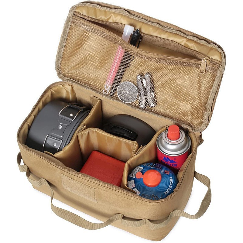 กระเป๋าเก็บถังแก๊สสำหรับตั้งแค - Camping Outdoor Cooking Set บทวิจารณ์และราคา