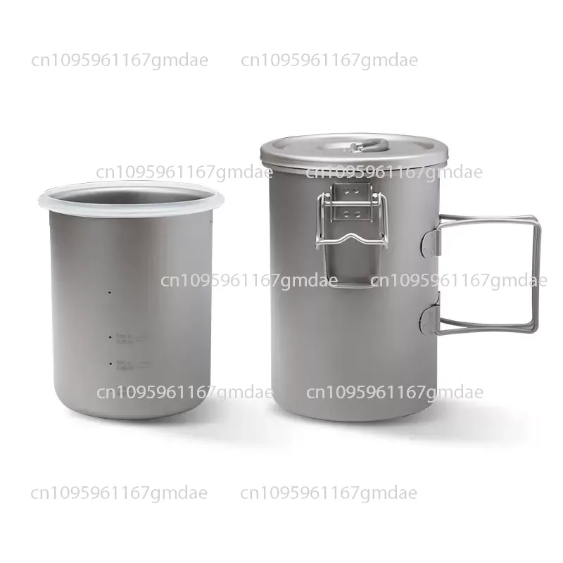 หม้อหุงข้าวไทเทเนียมบริสุทธิ์แ - Camping Cooking Rice บทวิจารณ์และราคา