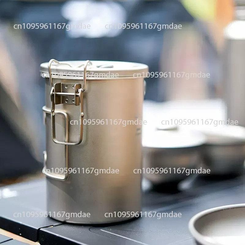 หม้อหุงข้าวไทเทเนียมบริสุทธิ์แ - Camping Cooking Rice บทวิจารณ์และราคา