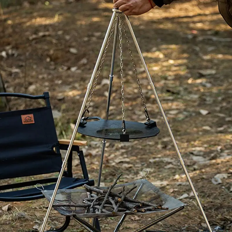 ขาตั้งสามขาอะลูมิเนียมสำหรับแค - Camping Cooking Multi Tool บทวิจารณ์และราคา