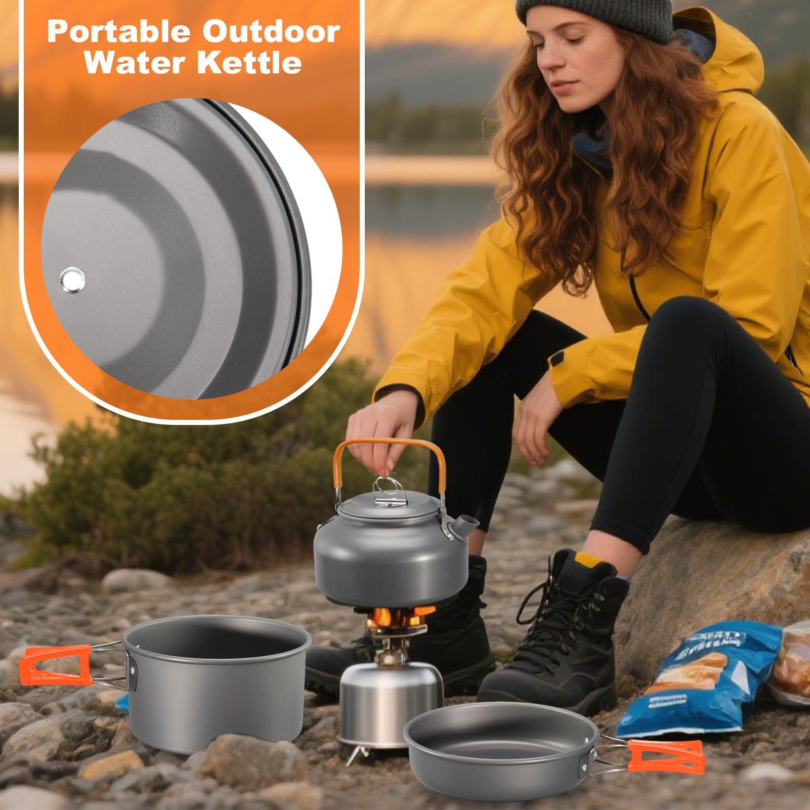 ชุดเครื่องครัวสำหรับตั้งแคมป์  - Camping Cooking Set Non Stick บทวิจารณ์และราคา