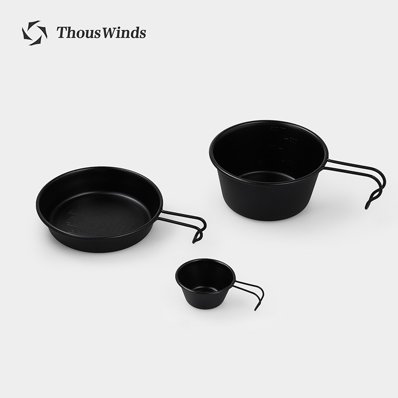 Thous ลมกลางแจ้ง Camping Pinic - Camping Cooking Set Non Stick บทวิจารณ์และราคา